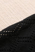 Bishop Sleeve V-Neck Drop Shoulder Button Front Knit Cardigan Sweater